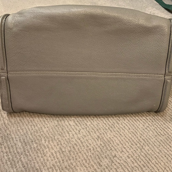 Alexander McQueen Skull Padlock Handbag Gray